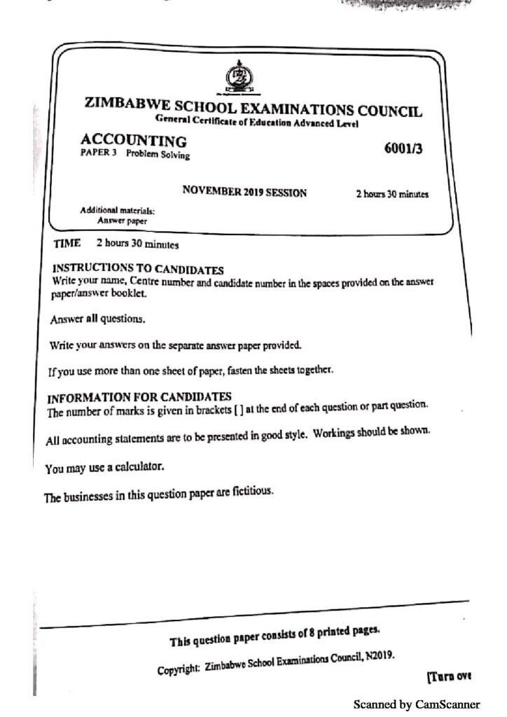 zimsec-a-level-accounting-past-exam-paper-november-2019-eduzim