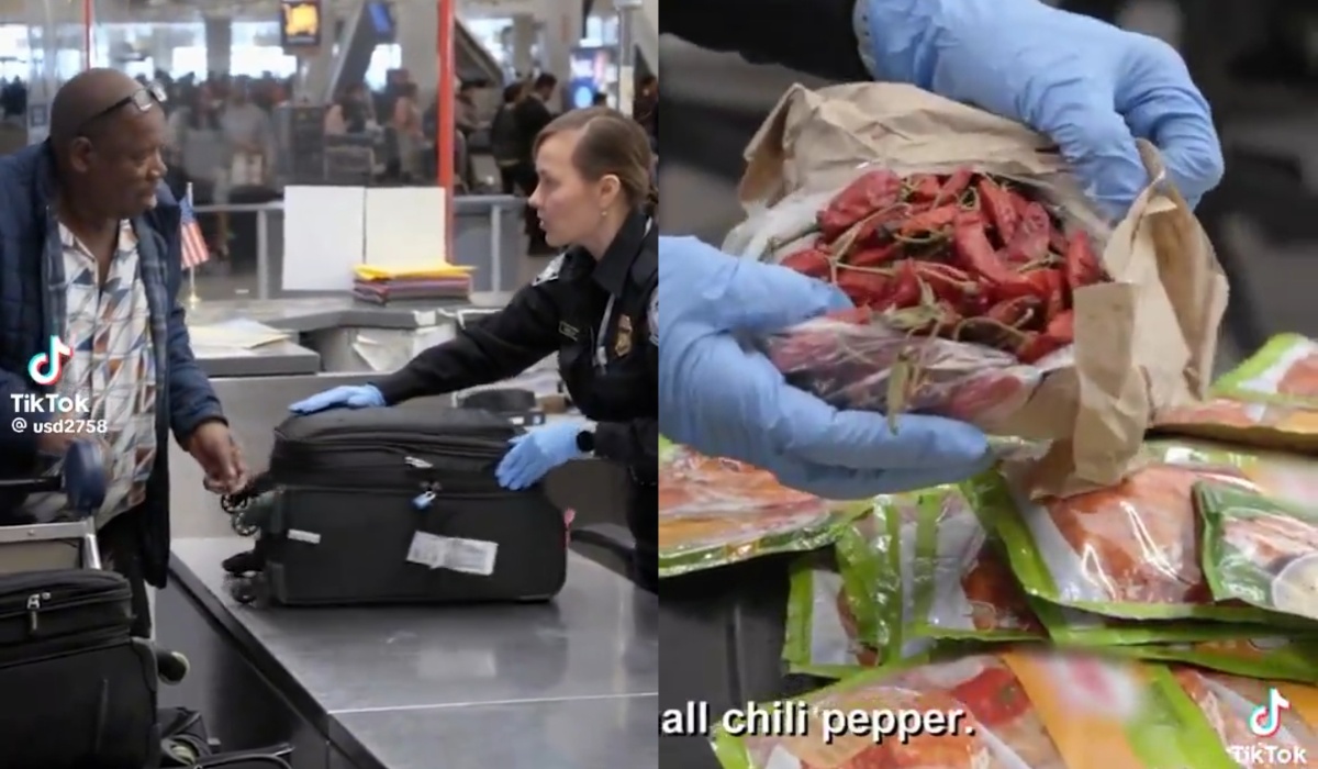 Watch: Video Showing Two Zimbabweans Getting Their Packets of Royco Soups and Chillies Confiscated At the US Border Control Sparks Buzz