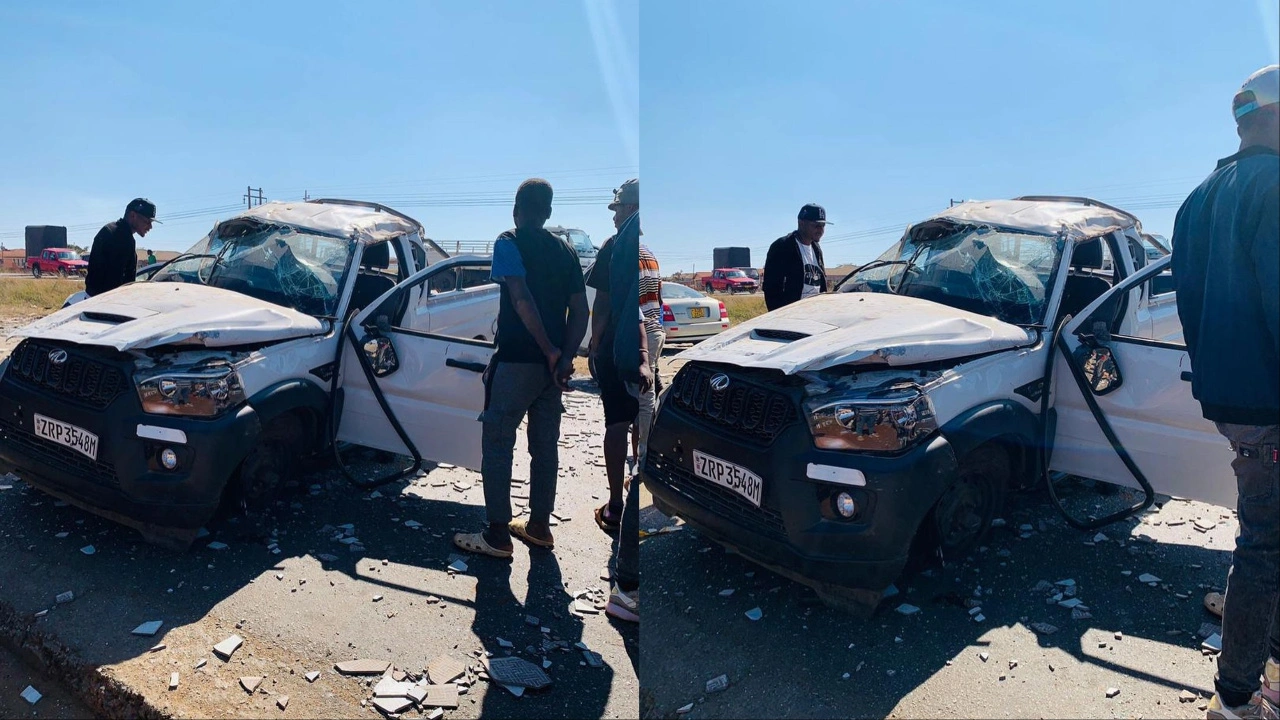 ZRP Car in Accident Along Harare-Bulawayo Road Near Kuwadzana Extension