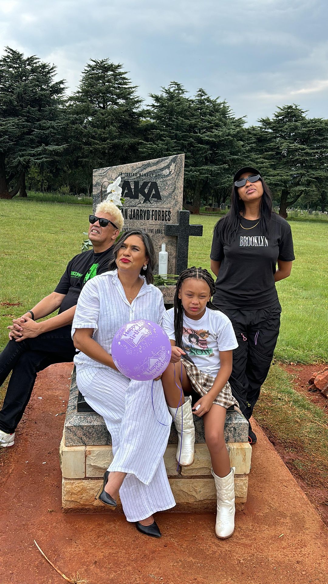 AKA’s mother on her frequent visits to his grave