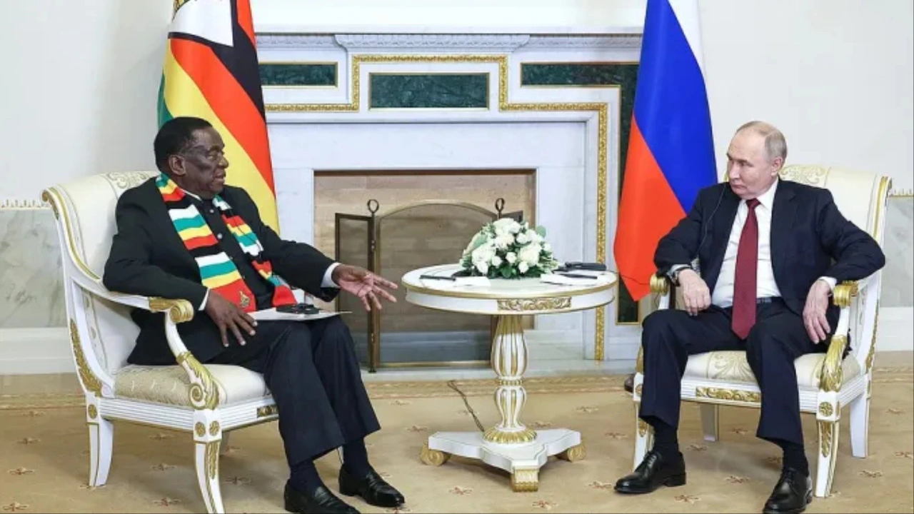 Social Media Erupts as Mnangagwa Complains to Putin About Zambia