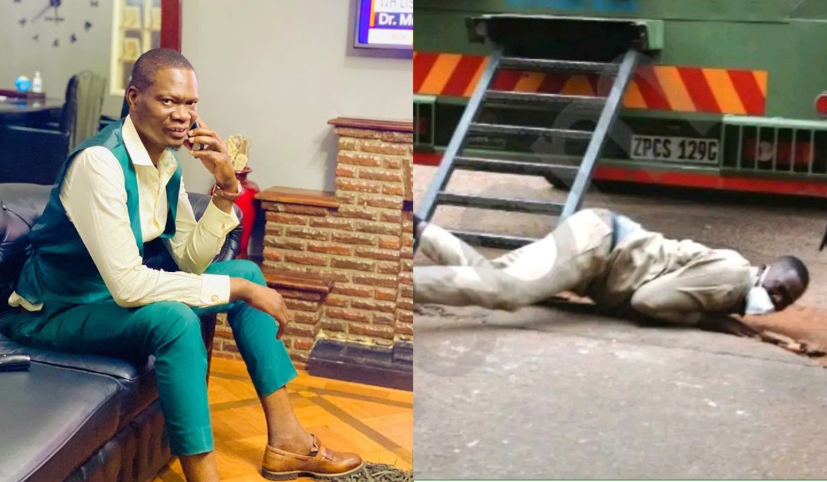 Social Media Erupts with Reactions After Mike Chimombe Slips and Falls at Court