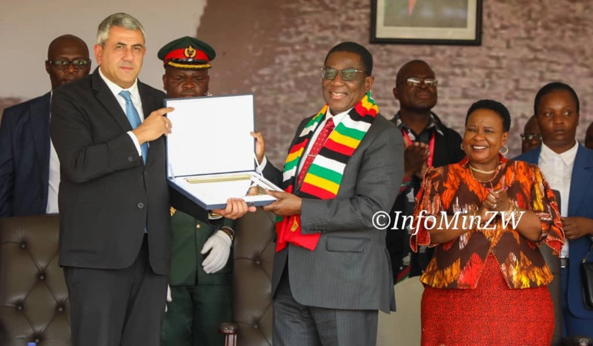 President Emmerson Mnangagwa and First Lady Dr Auxillia Receive Awards At Regional Gastronomy Forum