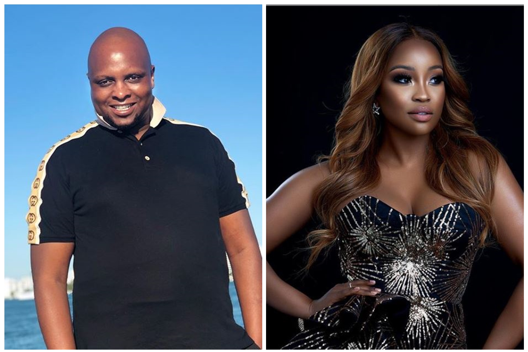 Lorna Maseko and Floyd Sivambu