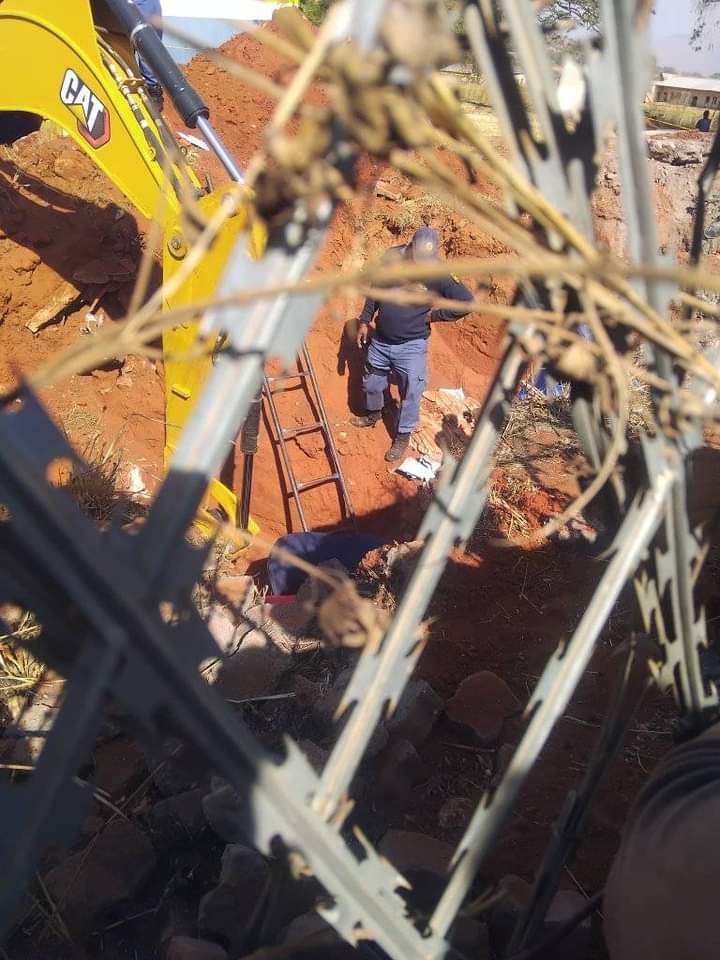 Man arrested after human remains unearthed in pit toilet at Limpopo school