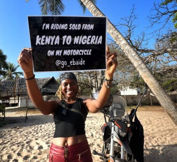 The First Documented Black African Woman to Travel Solo from East to West Africa on a Motorcycle