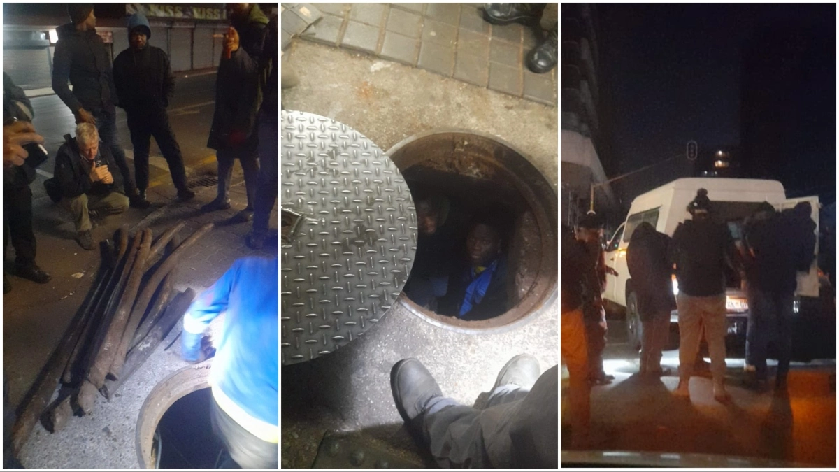 Zimbabwean Criminals Arrested In Johannesburg After Getting Caught Stealing Underground Cables