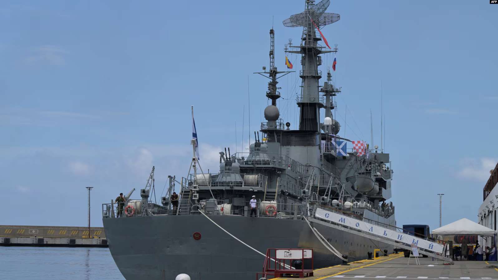 Docking Of Russian Naval Ship In South Africa Sparks Controversy