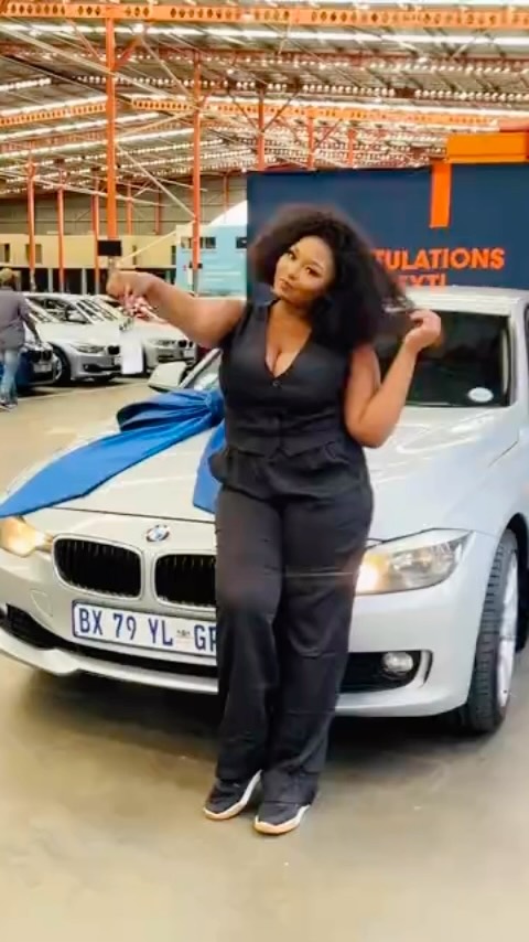 Rethabile Khumalo buys a new car