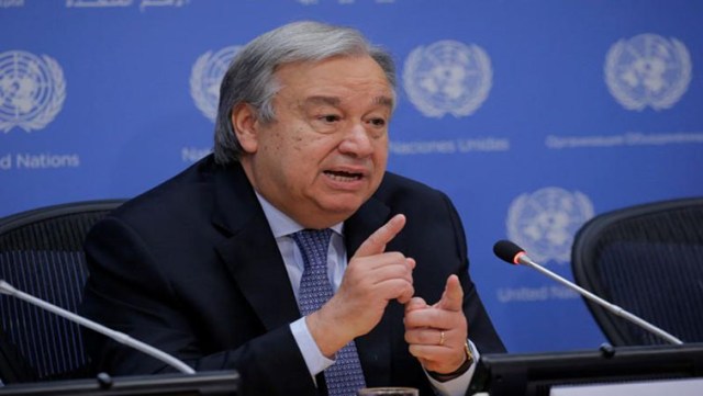 Antonio Guterres.