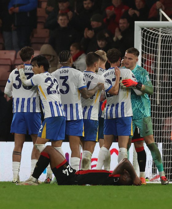 Brighton edge past Bournemouth