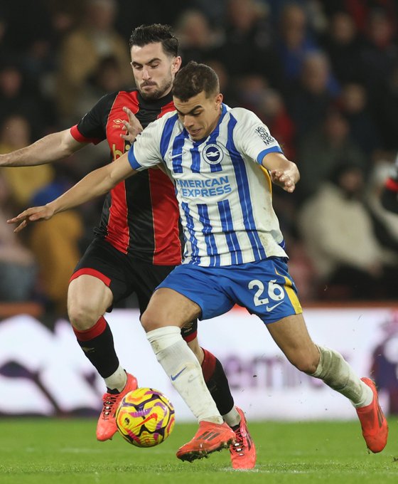 Brighton edge past Bournemouth