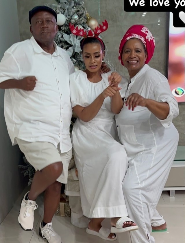 Thobeka Majozi celebrates Cassper Nyovest's father's birthday