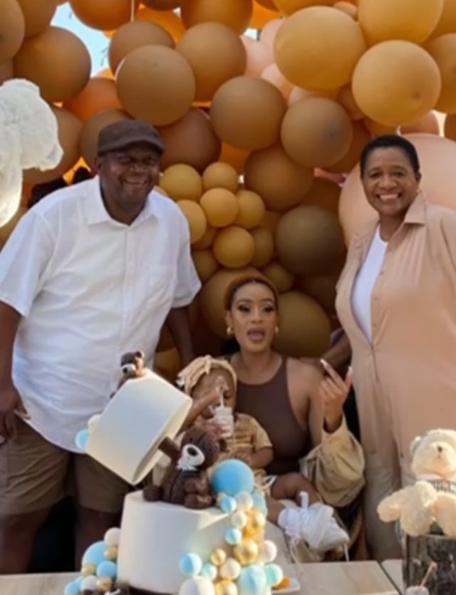 Thobeka Majozi celebrates Cassper Nyovest's father's birthday