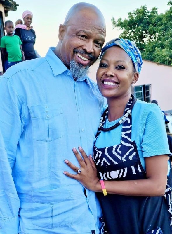 Sello Maake kaNcube and Pearl