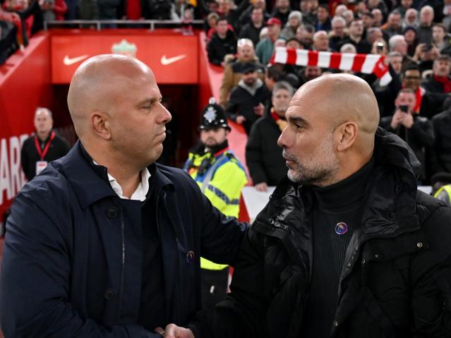 No one should feel sorry for Man City boss Pep Guardiola, says Liverpool coach Arne Slot