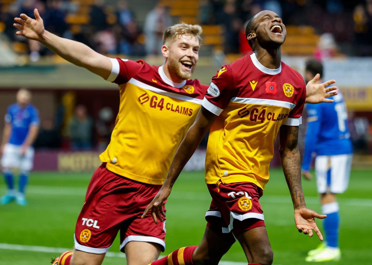 Tawanda Maswanhise on target for Motherwell on return from AFCON