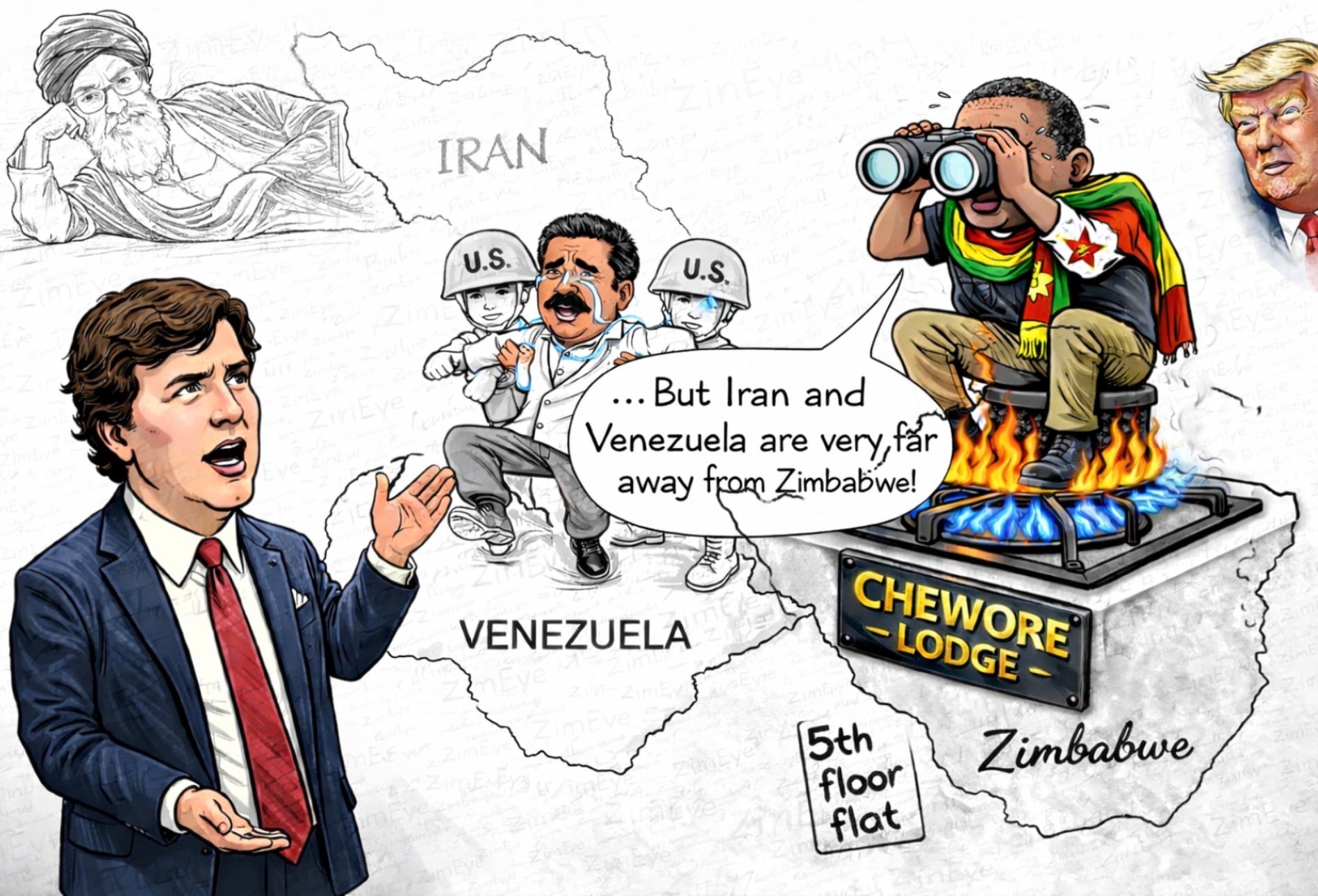 But Iran’s Very Far Away From Zimbabwe