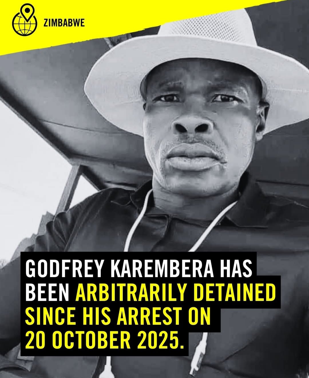 Amnesty International Demands Immediate Release of Detained Activist Godfrey Karembera – Eduzim News