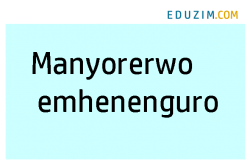 Manyorerwo emhenenguro