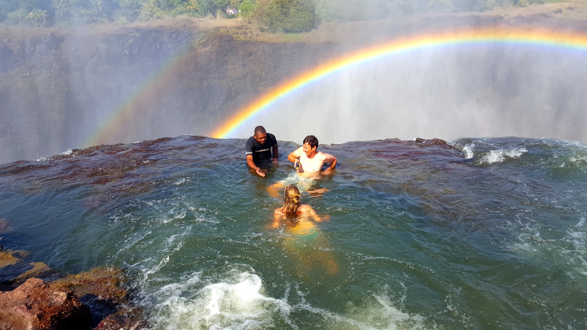 Victoria falls edge-Devil's pool