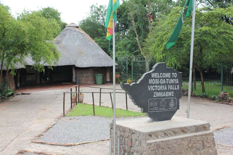 Victoria Falls entrance