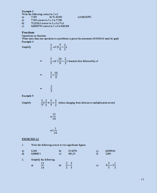 O Level Mathematics Study Pack