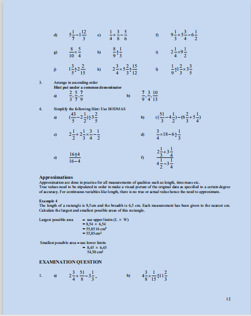 Zimbabwe O Level Mathematics Study Pack