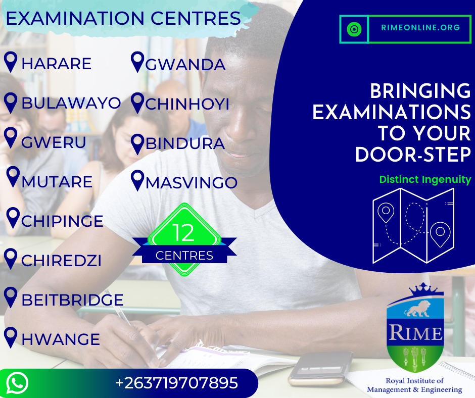 Rime Exam Centres in Zimbabwe 4 Rime Exam Centres in Zimbabwe