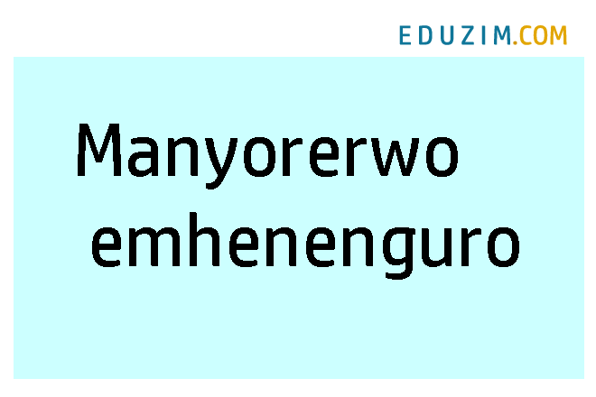 Manyorerwo emhenenguro