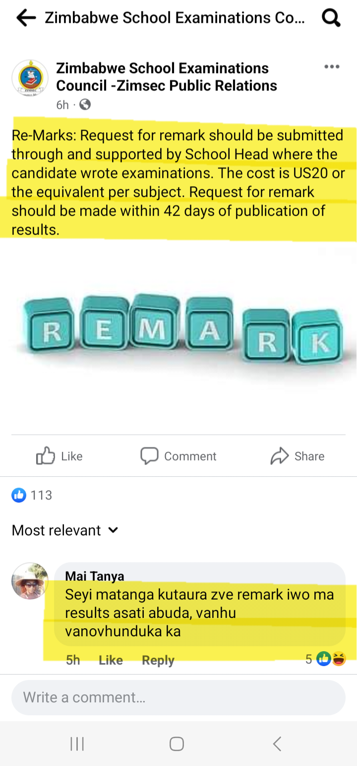 Just in: Zimsec announces remarking procedure before releasing  O level results